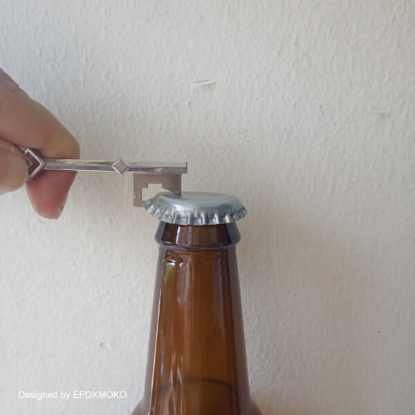 silver key bottle opener